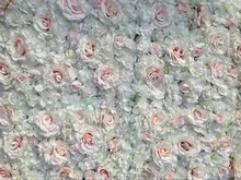 2.4M x 2.4M Luxury Flower backdrop Wedding Flower Wall Artifical Rose Stage Decoration