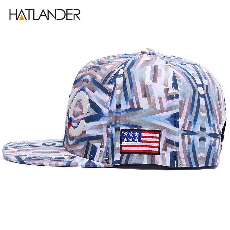 Женские бейсболки HATLANDER Хлопковые в стиле хип хоп с вышитыми буквами snapback