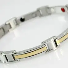 Очаровательный из нержавеющей стали серебряный магнитный браслет здоровья магнитной терапии ювелирные изделия браслет для мужчин и женщин заживление