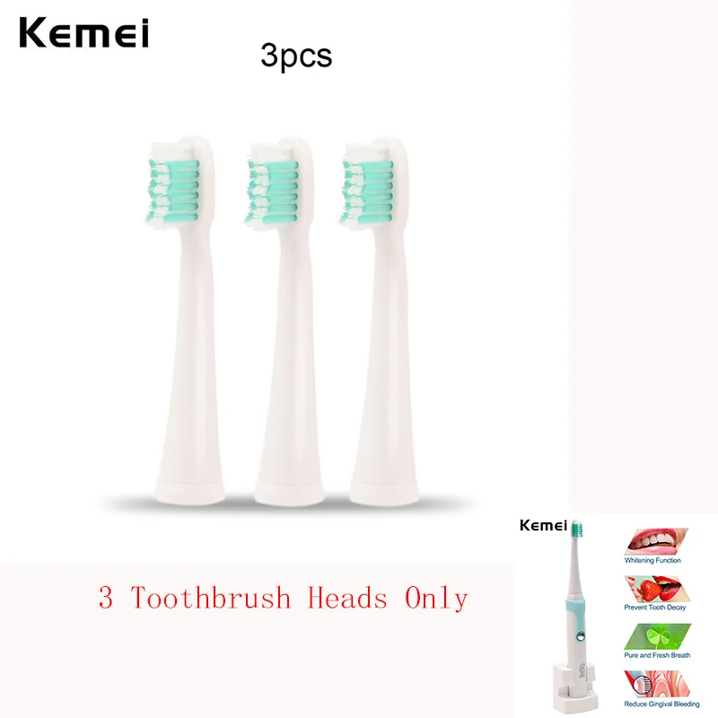 

Top Quality 3 Pcs Toothbrush Replacement Heads for Clean Teeth Oral Hygiene Dental Care for Electric Toothbrush