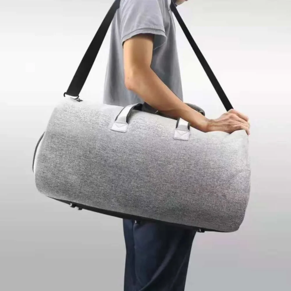 

1Pc Portable Travel Garment Bag Shoulder Strap Big Capacity Storage Bag Carry on Hanging Suitcase Clothing Business Trip Handbag