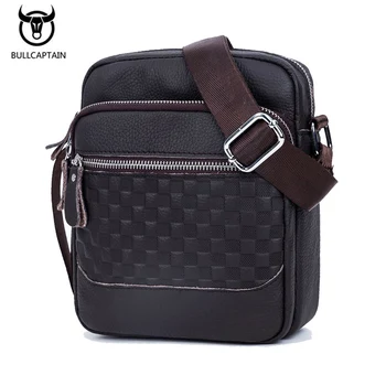 

2017 Retro New Fashion Brand Bags Men's Vertical Cow Genuine Leather Messenger Bag Men Male Cowhide Shoulder Crossbody Bag