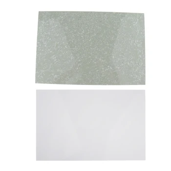 

2 Pieces Unfinished Plastic 3ply Guitar Pickguard Scratch Plate Pickguard Material Blank Sheet Custom Plate for Guitar DIY