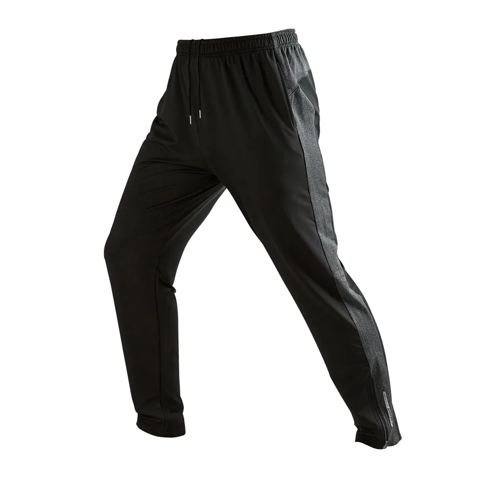 Мужские дышащие удобные спортивные брюки для фитнеса, облегающие эластичные брюки для бега