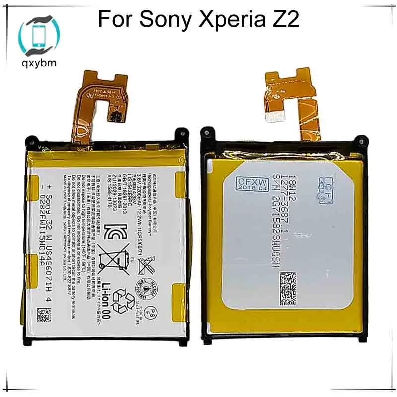 Новый 3200mAh LIS1543ERPC внутренний литий ионный аккумулятор для Sony Xperia Z2 D6503 D6543 D6502