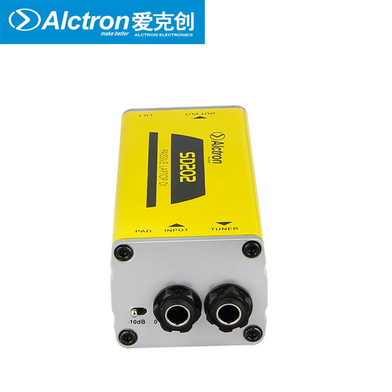 Alctron SD202 пассивный прямой бокс стерео DI моно для акустической гитары басов