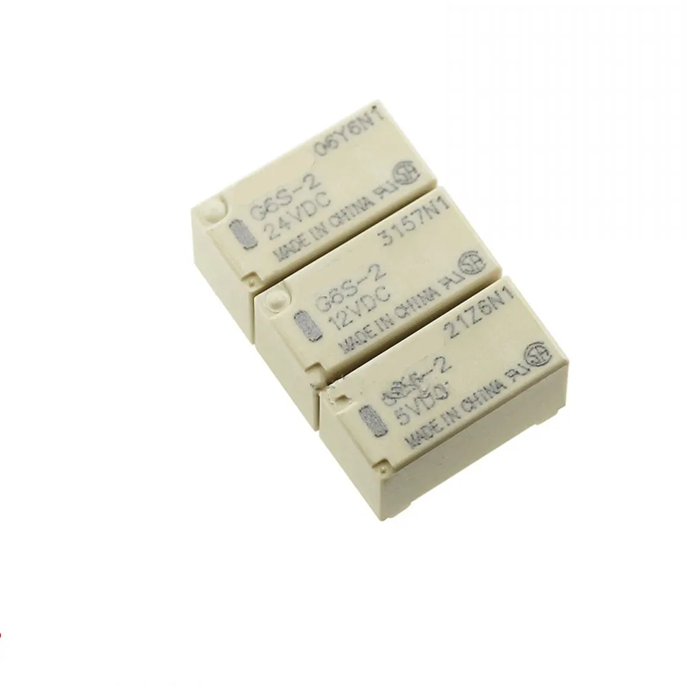 10 шт. OMRON G6S-2-DC5V G6S-2-12VDC G6S-2-24VDC DC5V/12 V/24 V печатного монтажа 2-полюсный 8Pin мини-реле