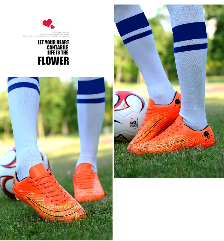 Zapatos de futbolMen's футбольные бутсы для использования в помещении футбольная нескользящая обувь professional дышащая Спортивная обувь оригинальная
