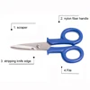 mini Multifunctional electrical scissors rubber and plastic wire shears fishing scissors hardware tools hand tools 4