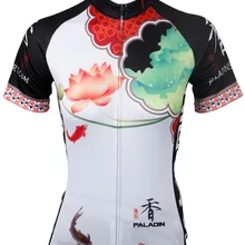 Женская дышащая футболка с коротким рукавом для велоспорта Lotus and Koi Ropa Ciclismo, одежда для велоспорта из полиэстера, размер xs-xxxl