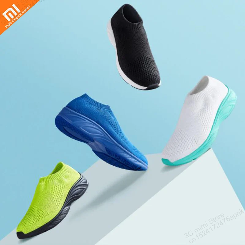 Xiaomi mijia GTS+ удобные носки Повседневная обувь дышащая легкая спортивная обувь для отдыха и прогулок Летающая тканая спортивная обувь