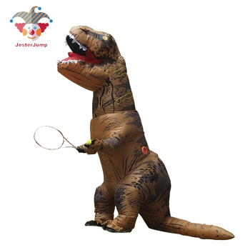 

Adult INFLATABLE Dinosaur T REX Costume Blowup Dinosaur Costume For Anime disfraces adultos costume Halloween Costumes for Men