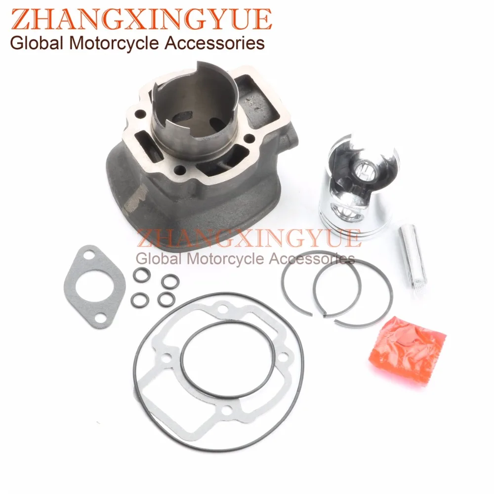 

70cc Big Bore Cylinder Barrel Kit & Piston Kit & Gasket for Piaggio Nrg Extreme 99-00 Nrg Rst Mc2 96-98 Zip Sp 96-00 47mm / 12mm