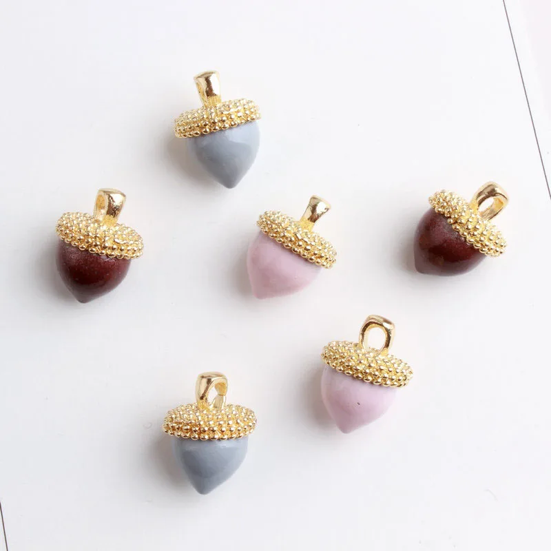 

10pcs/lot New Alloy Gyro Enamel Charms Lovely Drop Oil DIY Pendant Handmade Finding Jewelry Necklace Bracelet Accessories YZ289