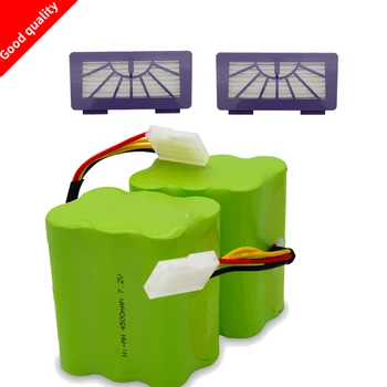 

NEW 2* battery+ 2* Filter 4500mAh 7.2V for Neato XV-21 XV-11 XV-15 XV-14 XV-24 XV-12 pro robot robotic vacuum cleaner accessory