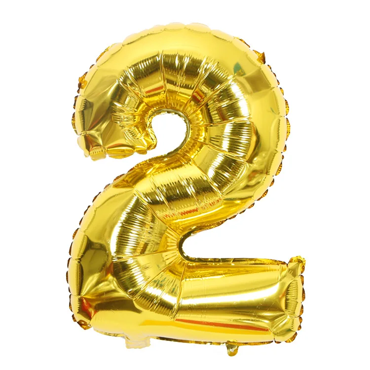 40 Inch Number Balloons Birthday Party Decorations Kids Big Aluminium Film Balloons Birthday Party Decorations Adult - Цвет: gold see chart