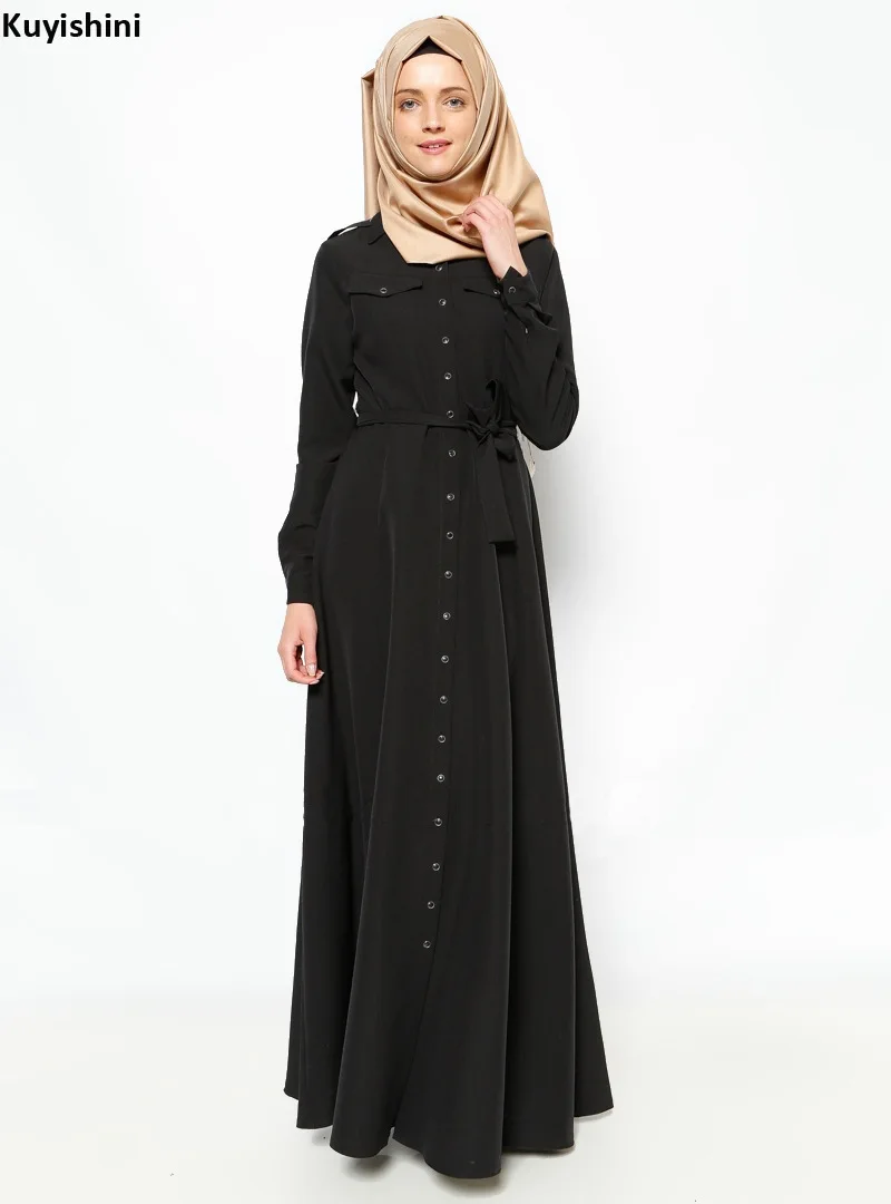 

Oversize 2XL 3XL 4XL 5XL 6XL 7XL Vintage Dresses Black Long Sleeve Worship Maxi Muslim Dress Dubai Abaya Jalabiya Islamic Women