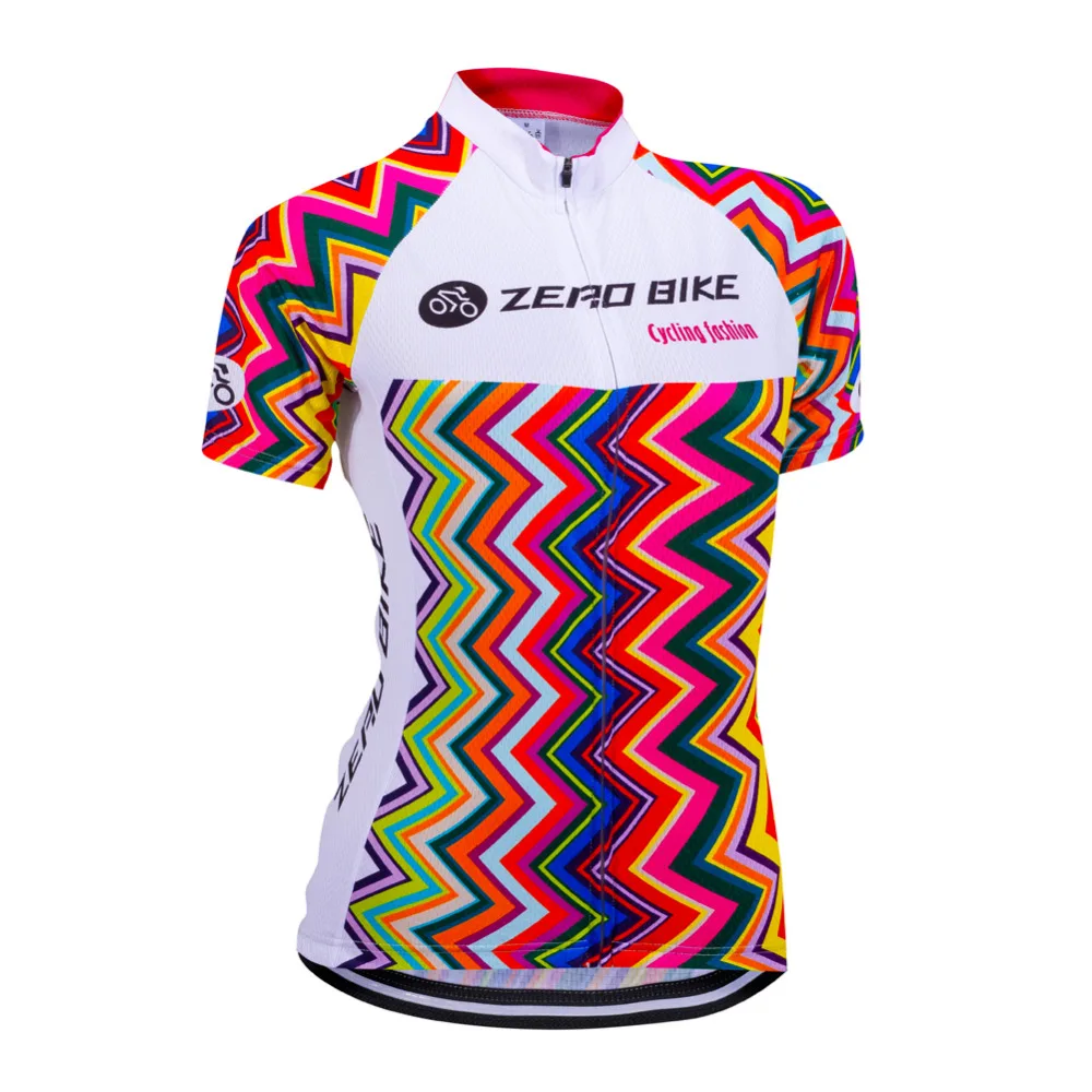 ZEROBIKE® Women/Ladies Short Sleeve Cycling Jersey Shirt