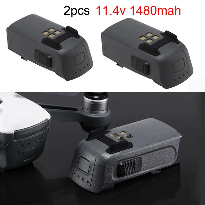 

2x Replacement Intelligent Flight Battery 1480mah 16m Flight Part For DJI Spark Jul26 Professional Factory Price Drop Shipping