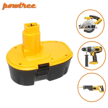 

Powtree 18V 4.0Ah 4000mAh Ni-MH Power Tool for Dewalt DC9096 DE9039 DE9095 DW9098 DE9503 DW9096 Replacement Battery L30