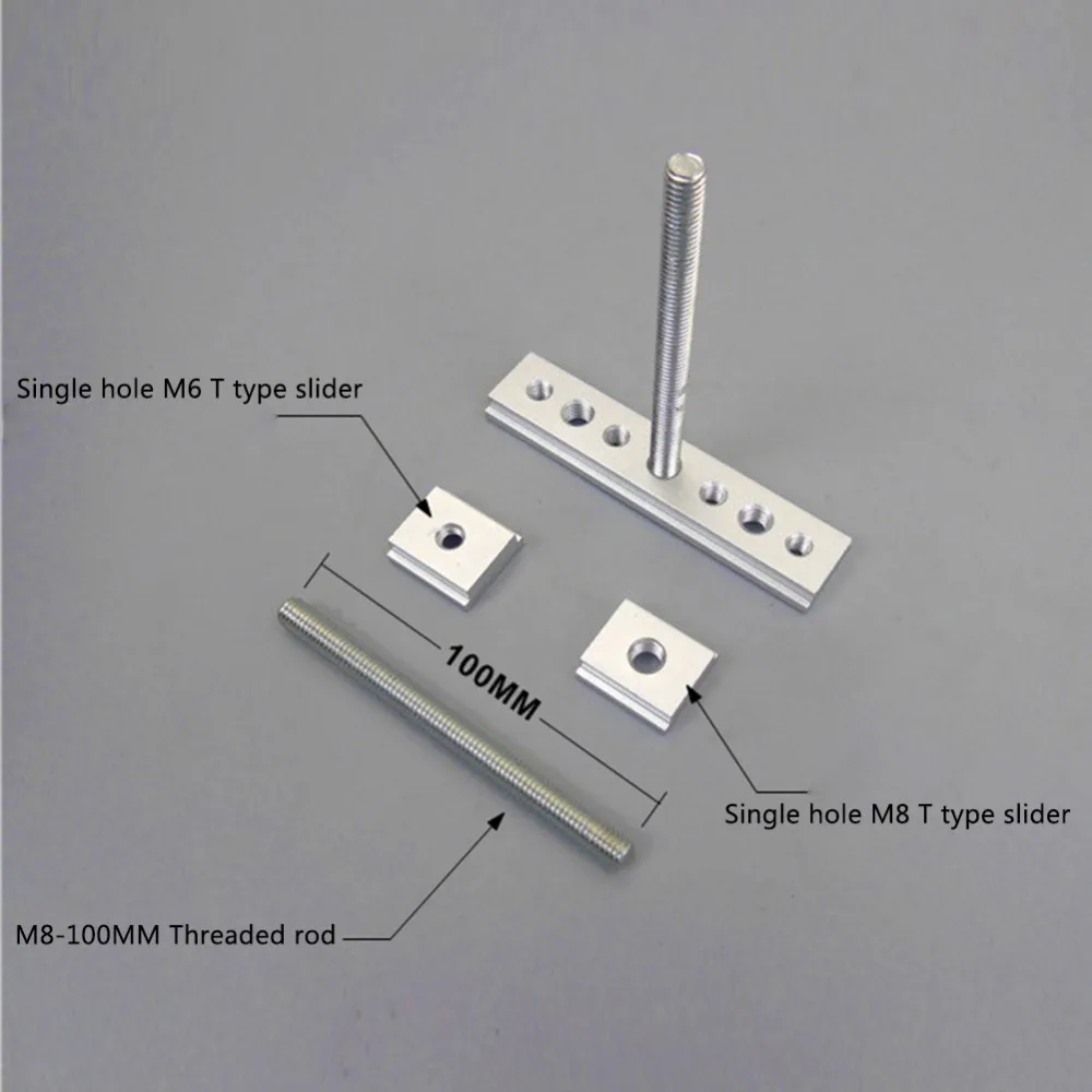 Machifit 200 мм M6 M8 Т-образная гайка Т-образная раздвижная гайка деревообрабатывающий инструмент слот крепеж 30/45 Т-образная направляющая Стопорная дорожка