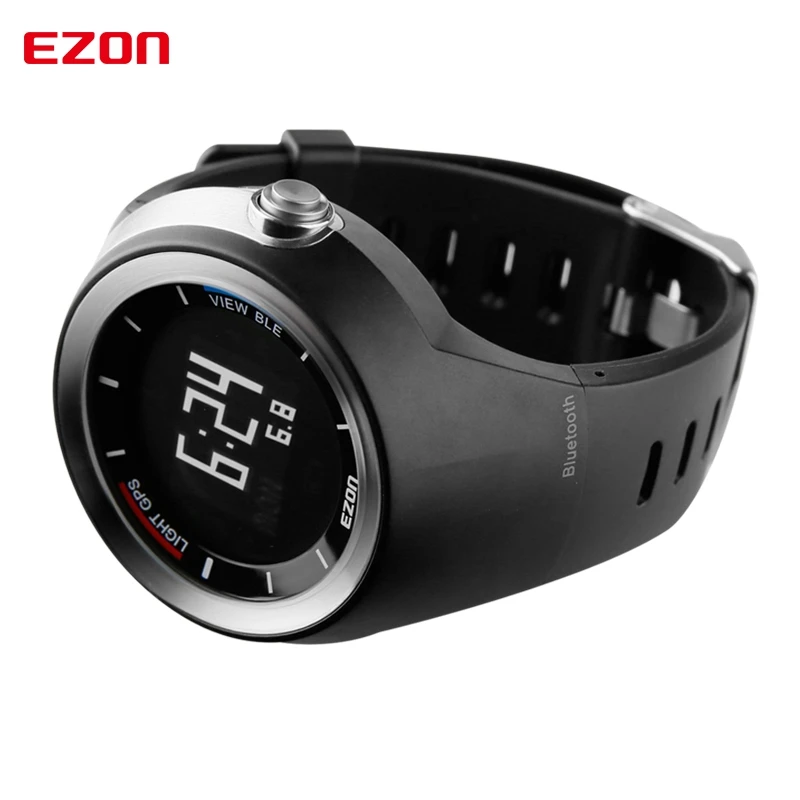 Мужские Смарт часы EZON мужские Bluetooth gps для бега фитнеса счетчик калорий