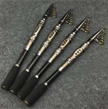 

Carbon Fiber Spinning Casting Telescopic Fishing Rod Pole Saltwater Ice Sea Raft Rock Slatwater Rods 1.8/2.1/2.4/2.7/3.0/3.3m