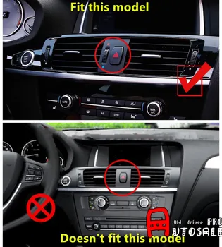 

FOR BMW X3 F25 2011 2012 2013 2014 2015ABS Metal Inner Front Central Air-condition Outlet Cover Trim 2pcs