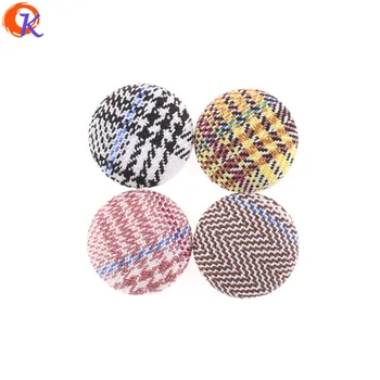 

Cordial Design 14MM 200Pcs Jewelry Accessories/DIY/Hand Made/Grid Fabric Effect/Button Shape/Jewelry Decoration/Earring Findings