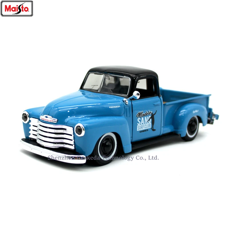 Maisto 1:24 1950 Chevrolet pickup Ретро модель автомобиля из сплава украшение Коллекция игрушек инструменты подарок