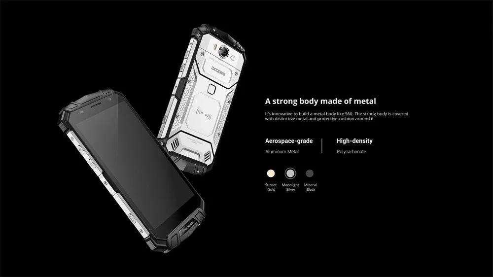 DOOGEE S60 5,2 дюймов IP68 6 ГБ ОЗУ 64 Гб ПЗУ Восьмиядерный 2,5 ГГц 4G смартфон S.14