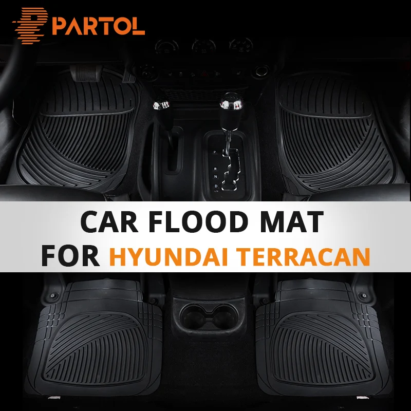 Partol Universal PVC Car Floor Mats 