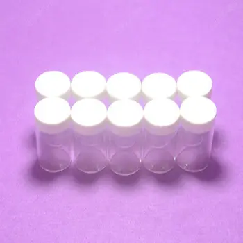 

20ML Clear Reagent Bottle,Sample,Penicillin Vials,With PP Screw Lid,10PCS/LOT
