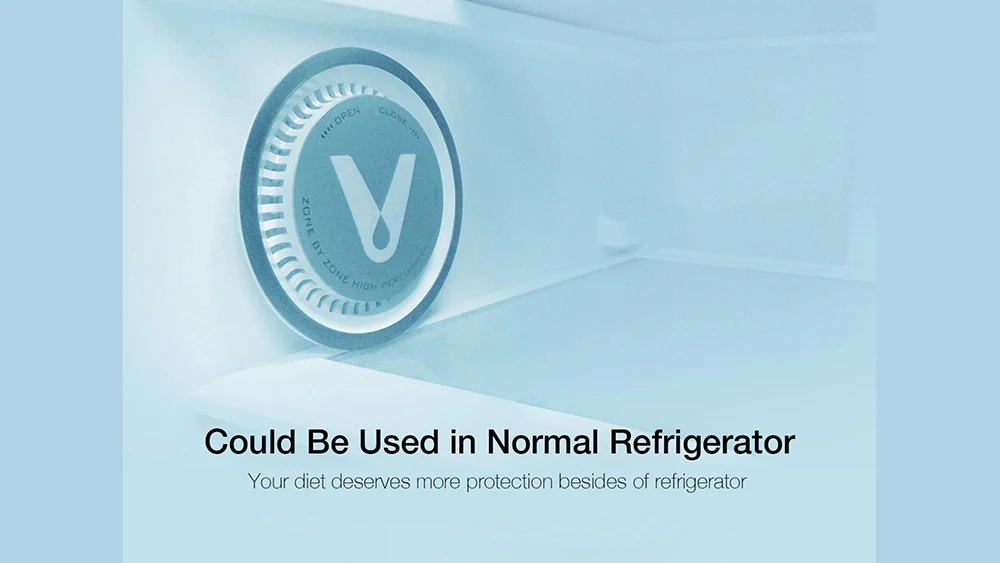Original Xiaomi Viomi Herbaceous Refrigerator Air Clean Facility Filter Fridge Sterilizing Deorderizer for Vegetables Fruit Food (7)