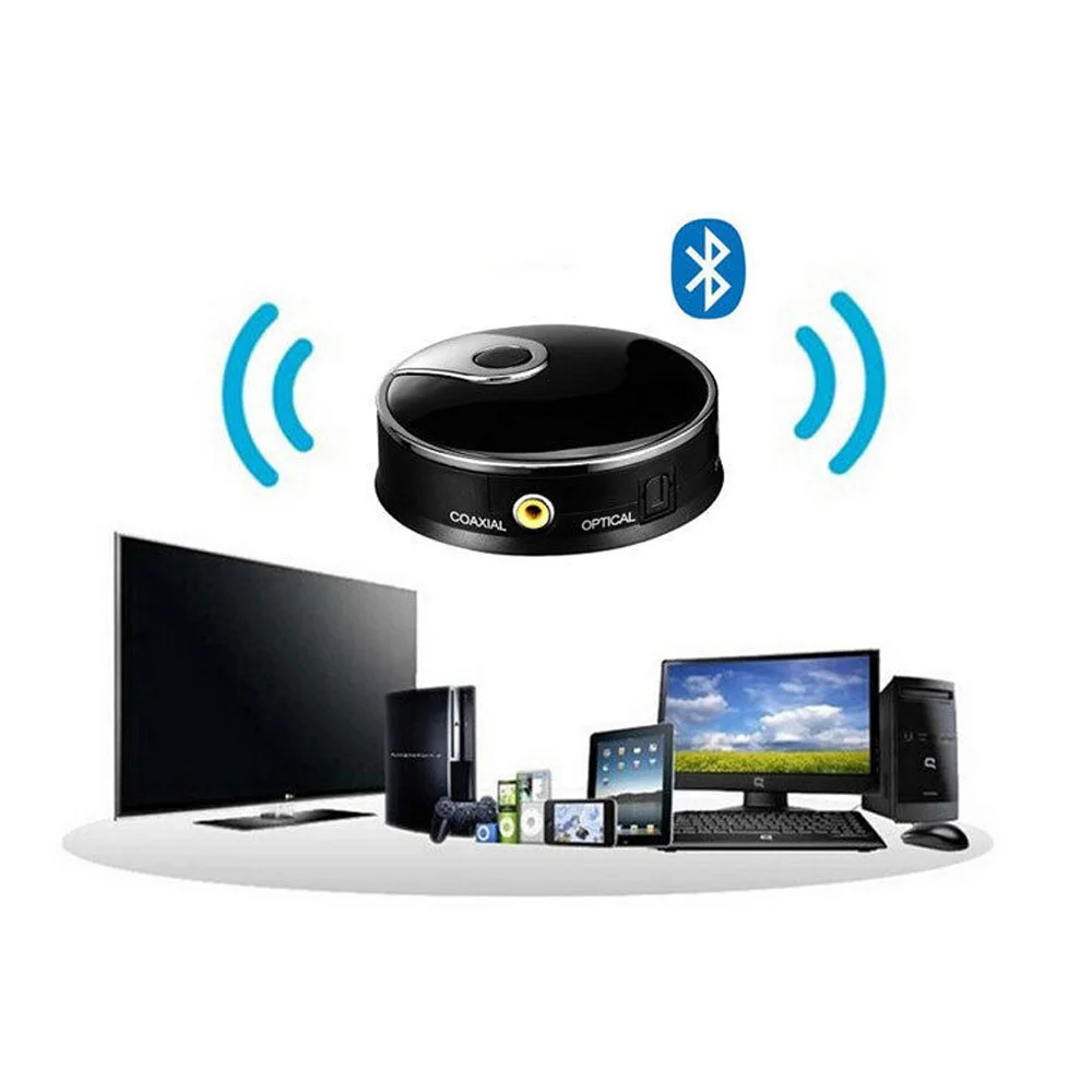 HOT BT Bluetooth беспроводной аудиопередатчик/оптический Toslink/Aux 3 5 мм/коаксиальный