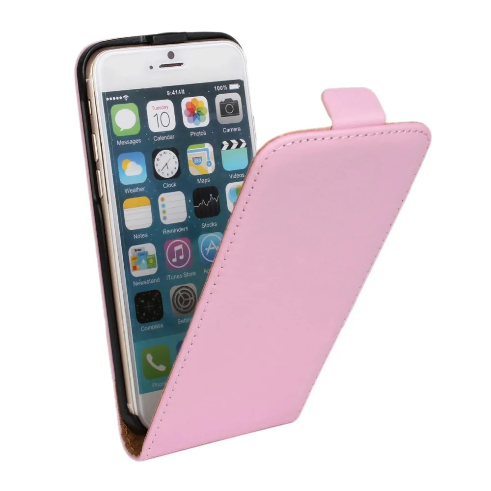Роскошный, вертикальный, откидной чехол из натуральной кожи Fundas Магнитный чехол с пряжкой чехол для телефона чехол для iPhone 6 Plus 6s Plus 11 цветов