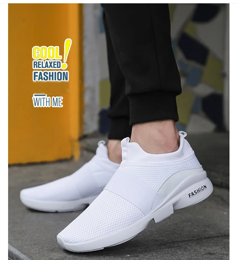 Merkmak/летние сетчатые кроссовки; мужские модные мягкие дышащие уличные кроссовки со шнуровкой; нескользящая повседневная мужская обувь на плоской подошве
