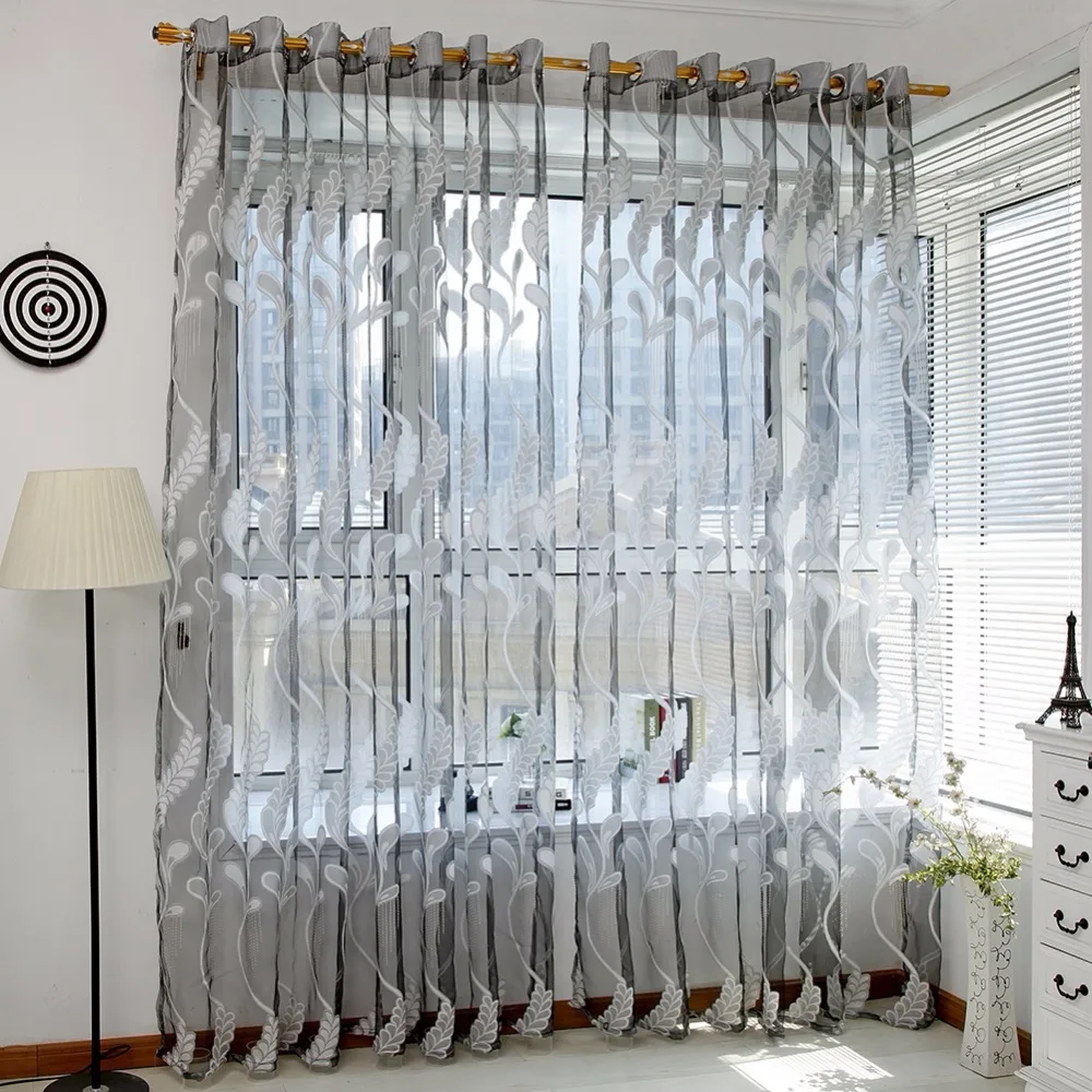 

Cut Flowers And Ears Curtains Curtains Korean Simple Jacquard Models Curtains