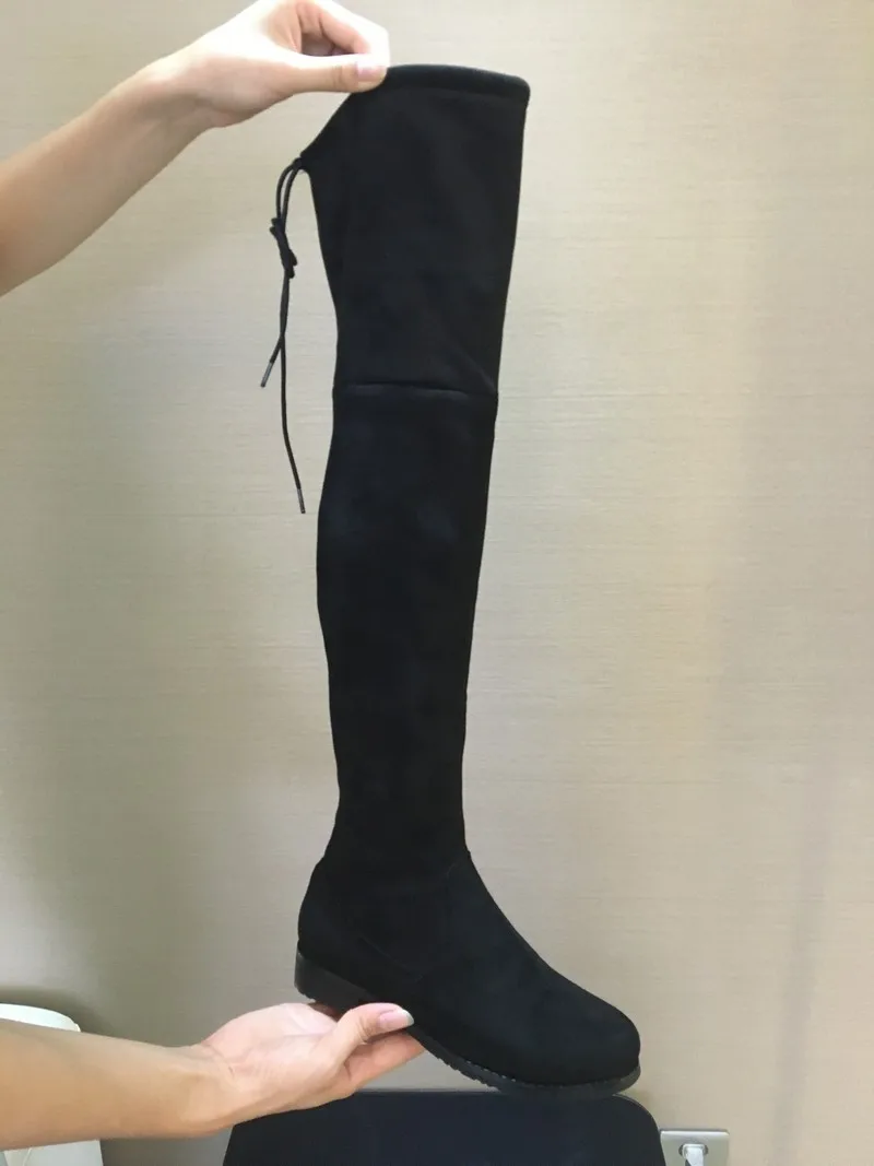 Women Over The Knee Boots Suede Thigh High Boots