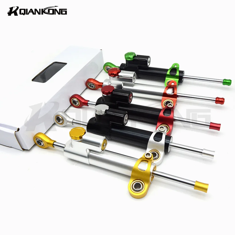 

for MT07 MT09 FZ MT 09 YZF R1 R6 CNC Damper Steering StabilizerLinear Reversed Safety Control Over for KTM for Kawasaki for bmw