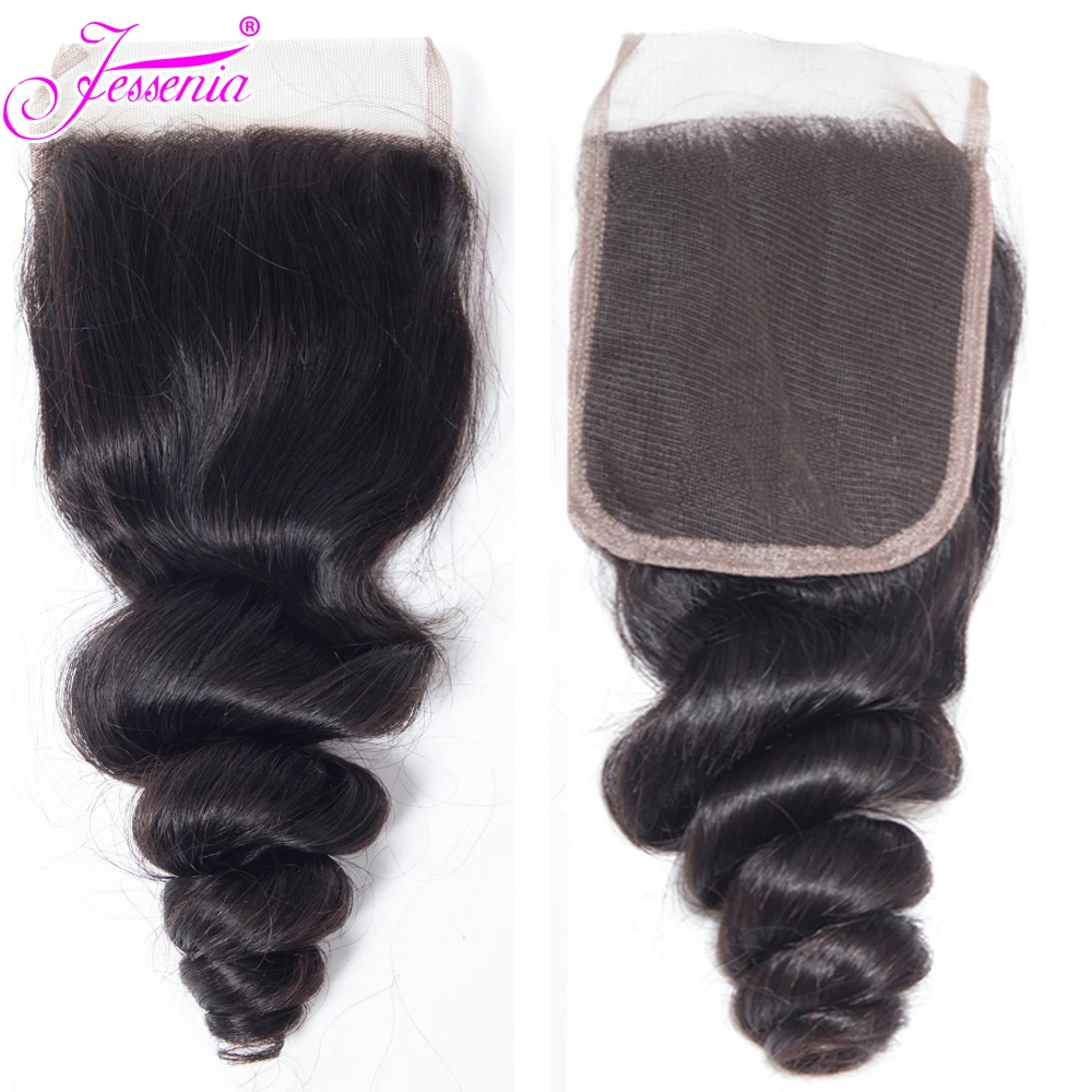 Loose Wave Bundles With Lace Closure Human Hair Bundles With Closure Malaysian Hair Weave Bundles with 4*4 lace Closure 4 pcs Loose Wave Bundles With Lace Closure Human Hair Bundles With Closure Malaysian Hair Weave Bundles with 4*4 lace Closure 4 pcs