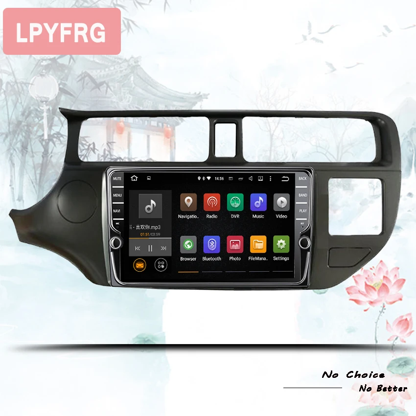  9 inch 2.5D Android 9.1 Car DVD Player For Kia K3 RIO 2011 2012 2013 2014 CAR GPS Multimedia Naviga