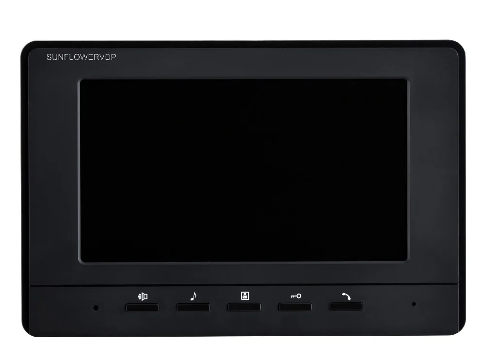 Access Control Keypad 2-8 Apartments Video Door Entry Panel Color 7" Indoor Monitor Video Intercom With Electronic Door Lock Kit