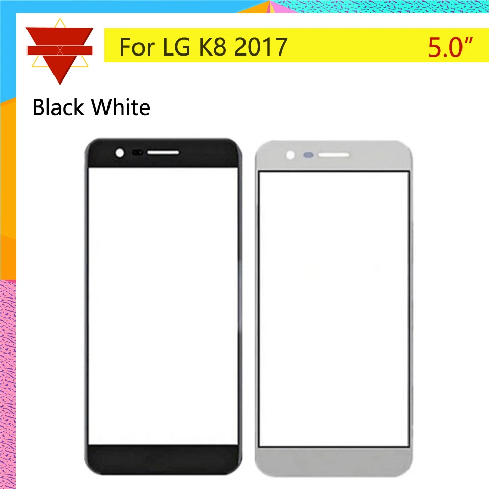 10 шт. K8 2017 передняя стеклянная линза 5 0 &quotдля LG M200N X240 Dua Передняя защитная внешняя
