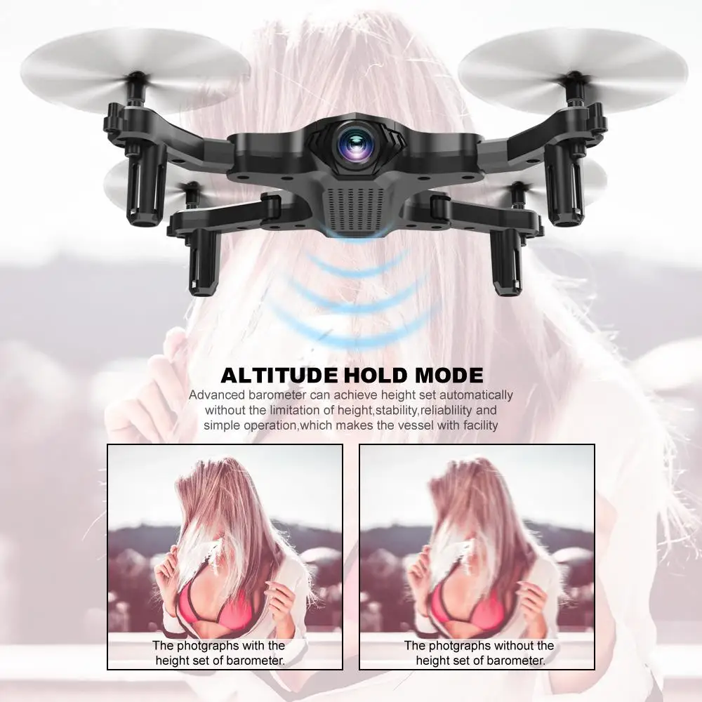 FQ777 FQ31W 0.3MP Camera Drone Wifi FPV Foldable Drone Altitude Hold G-sensor Pocket RC Quadcopter Mini Selfie RC Drone (8)