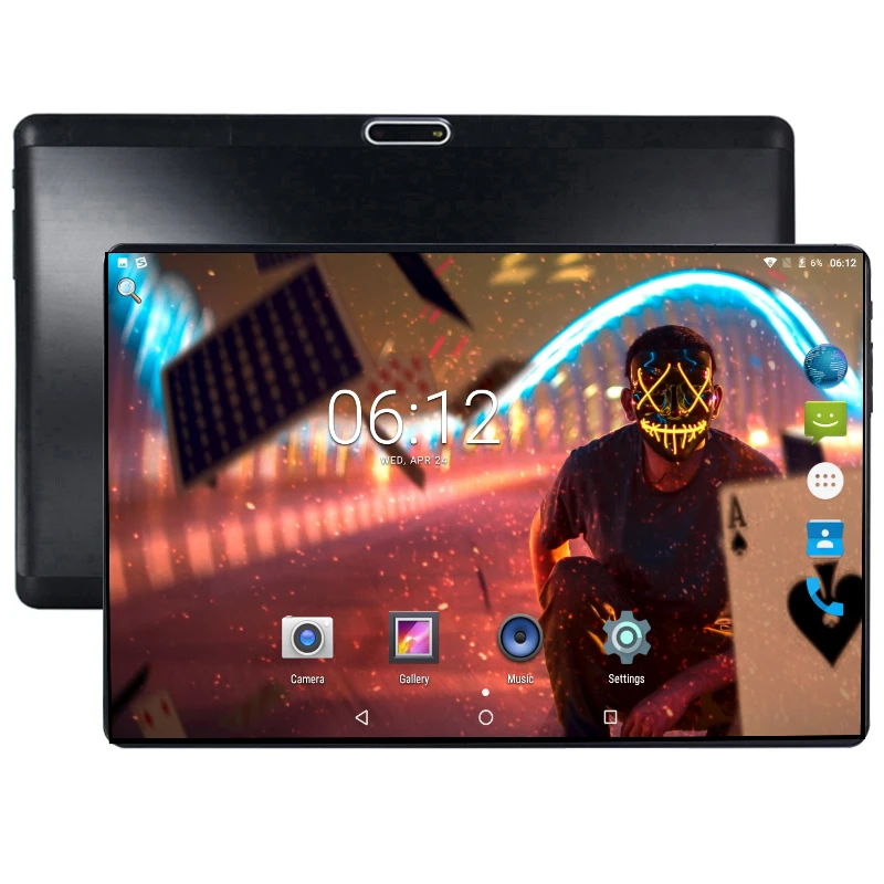 

New 6000mAh 10.1' Tablets Android 8.0 Octa Core Ram 4GB ROM 64GB Dual Camera 5MP Dual SIM Tablet PC WIFI GPS Bluetooth Phone