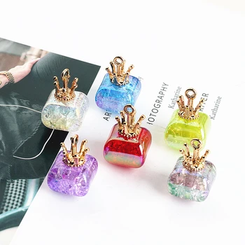 

10pcs/pack 14*24mm Shine Bling Resin Charms fit Necklace bracelet Jewelry Component Accessory DIY Craft