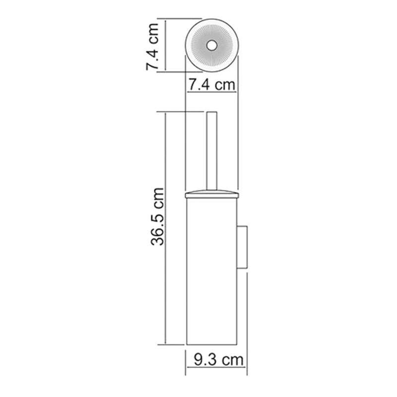 Ёршик WasserKRAFT K-1057 (Металл, покрытие \