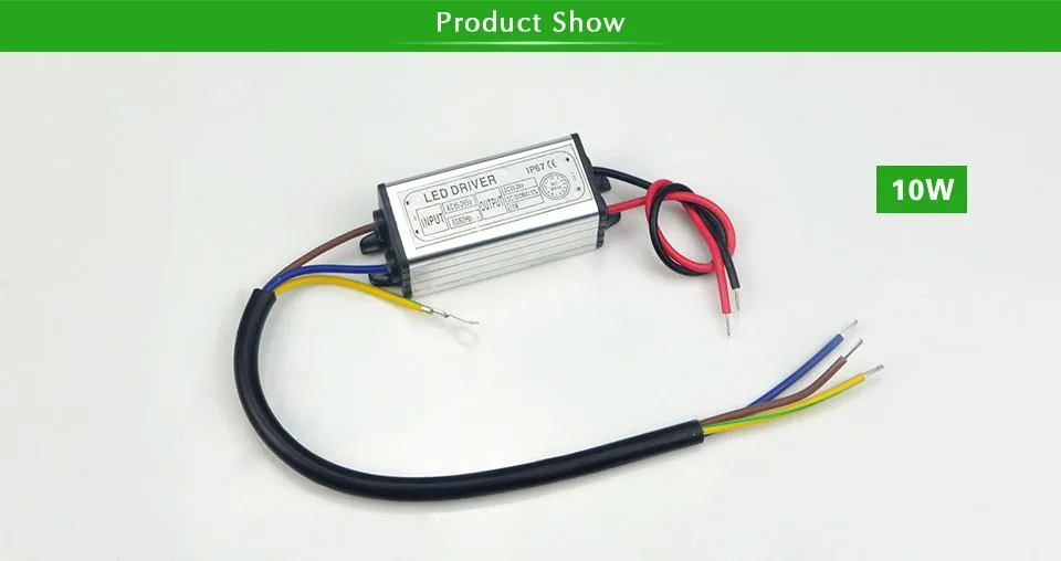 85 V-265 V к DC 24 V-38 V светильник, адаптер трансформатора 10W 20W 30W 50W COB светодиодный чип, драйвер питания для прожекторная софитная лампа