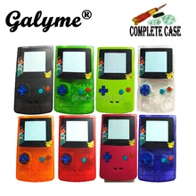 Мульти-Цвет Пластик Огненный Дракон объектив чехол мальчик Цвет DIY Цвет ful Пуговицы Fit Gameboy Цвет игры консоли Корпус В виде ракушки